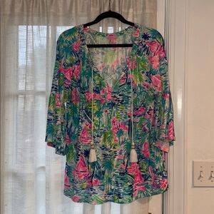 Lilly Pulitzer Del Lago Tunic Top